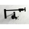 Kingston Brass KS4100BEX Essex Wall Mount Pot Filler, Matte Black KS4100BEX - alternate 3